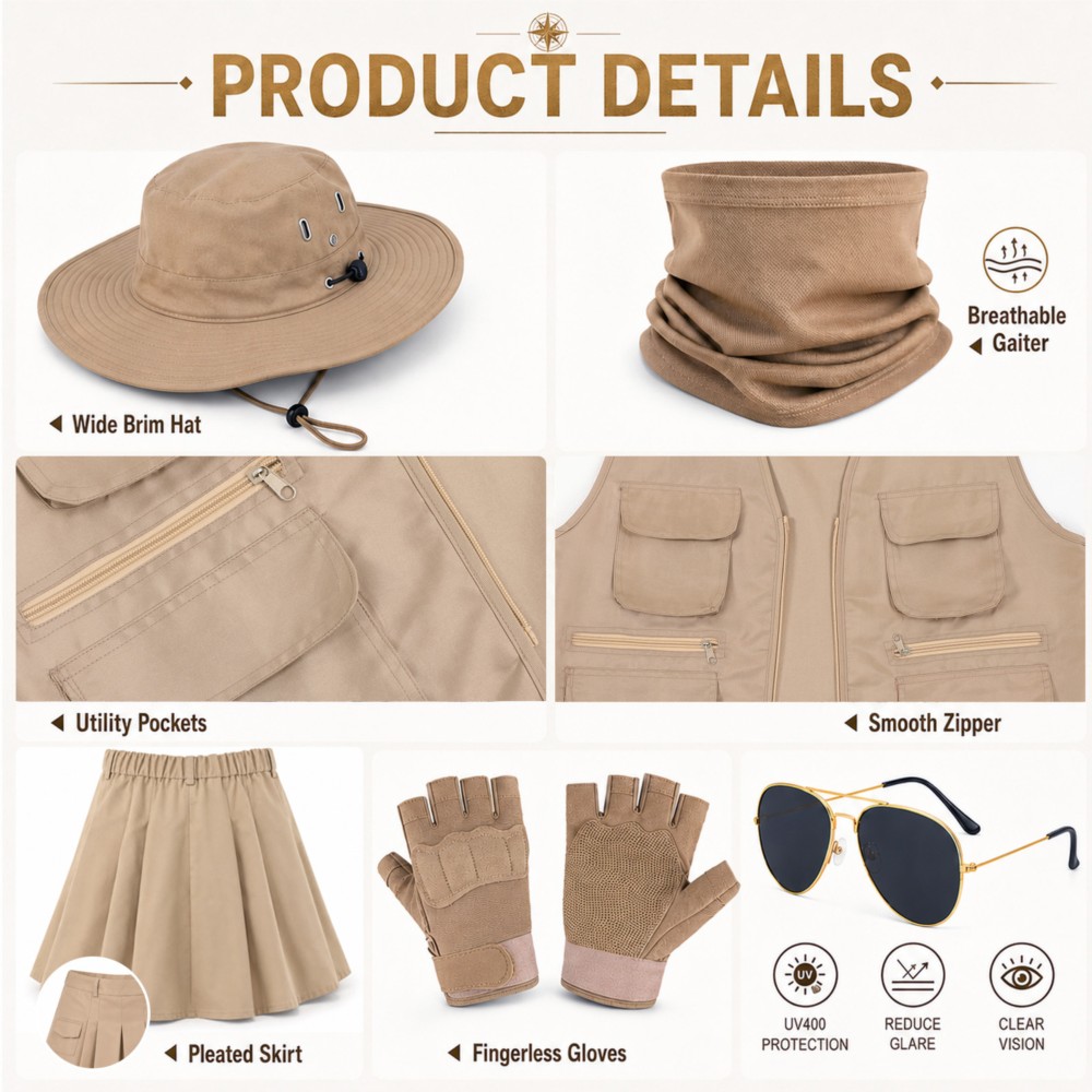 ملابس نسائية للأنشطة الخارجية: - مراجعة Outdoor Adventure Outfit وسعره